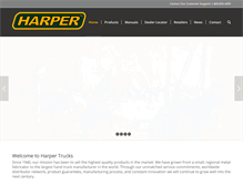 Tablet Screenshot of harpertrucks.com